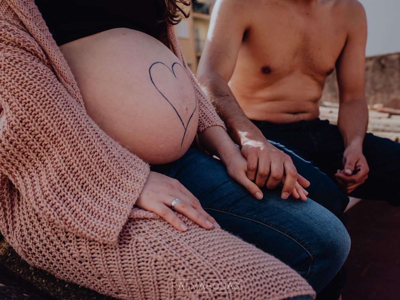 Sesion fotografica embarazo en Palma de Mallorca