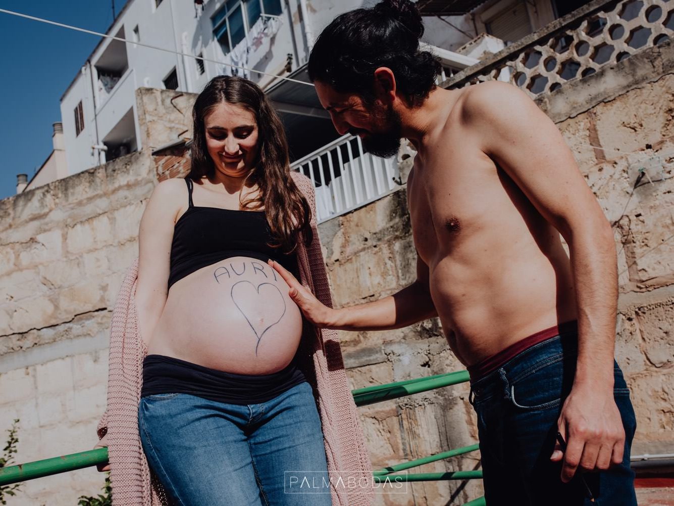 Reportaje de fotos en palma de mallorca a embarazada